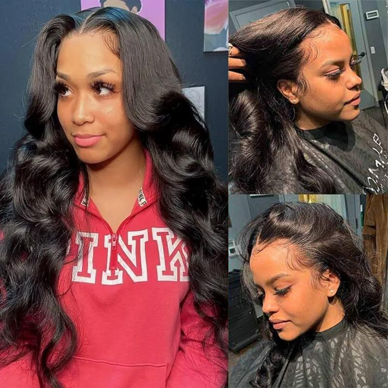 【Felecia】Real HD Lace Glueless Body Wave 4X4 Lace Closure Wig 100% Human Hair Wigs Natural Hairline Slightly Pre Plucked BEAUDIVA