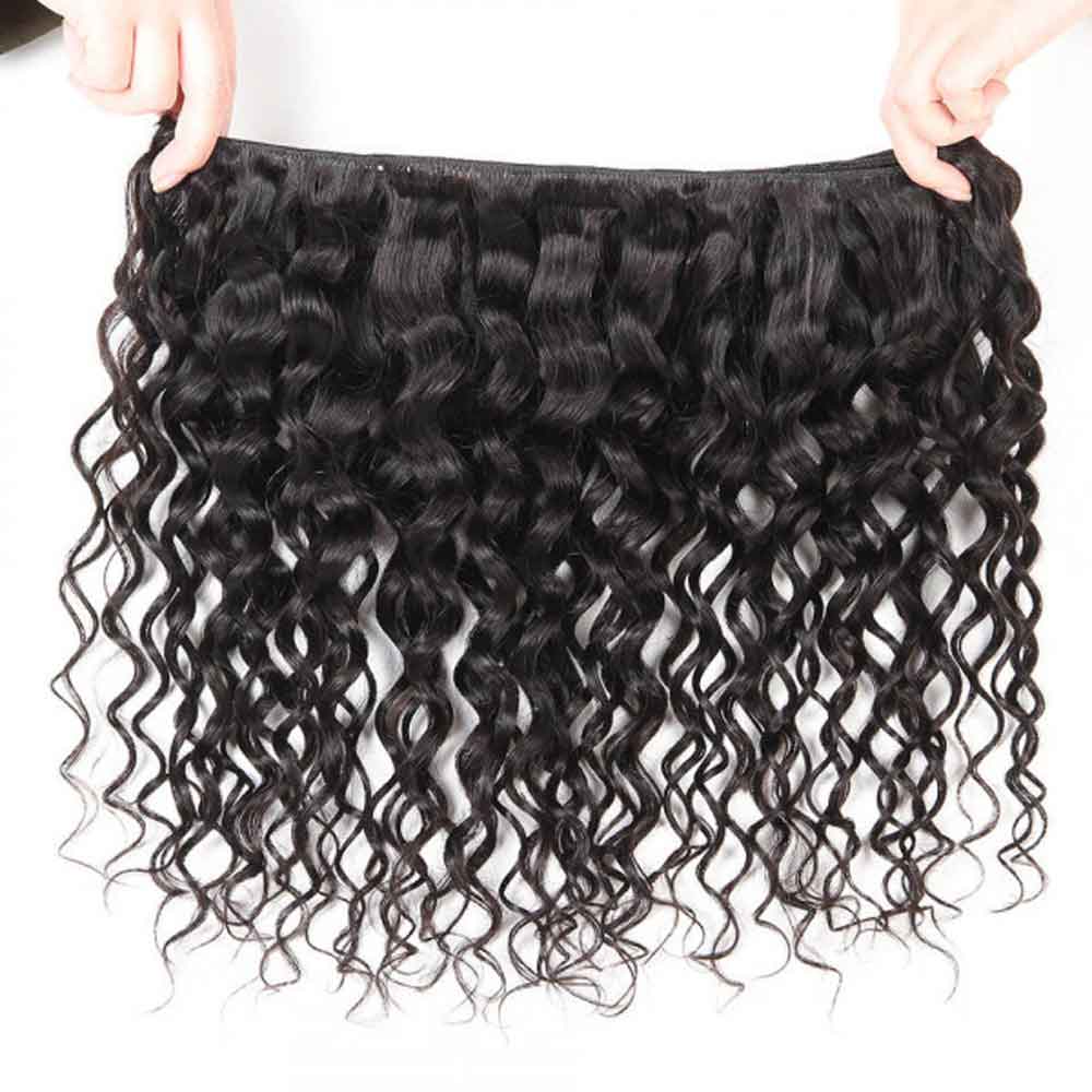 Beaudiva Hair Water Wave Human Hair Weave 3 Bundles Brazlian Virgin Hair