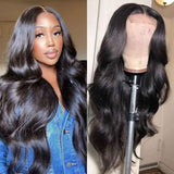 Beaudiva Body Wave Lace Closure Wig 100% Remy Human Hair Wigs 4x4 Lace Wig Pre-Plucked Baby Hair