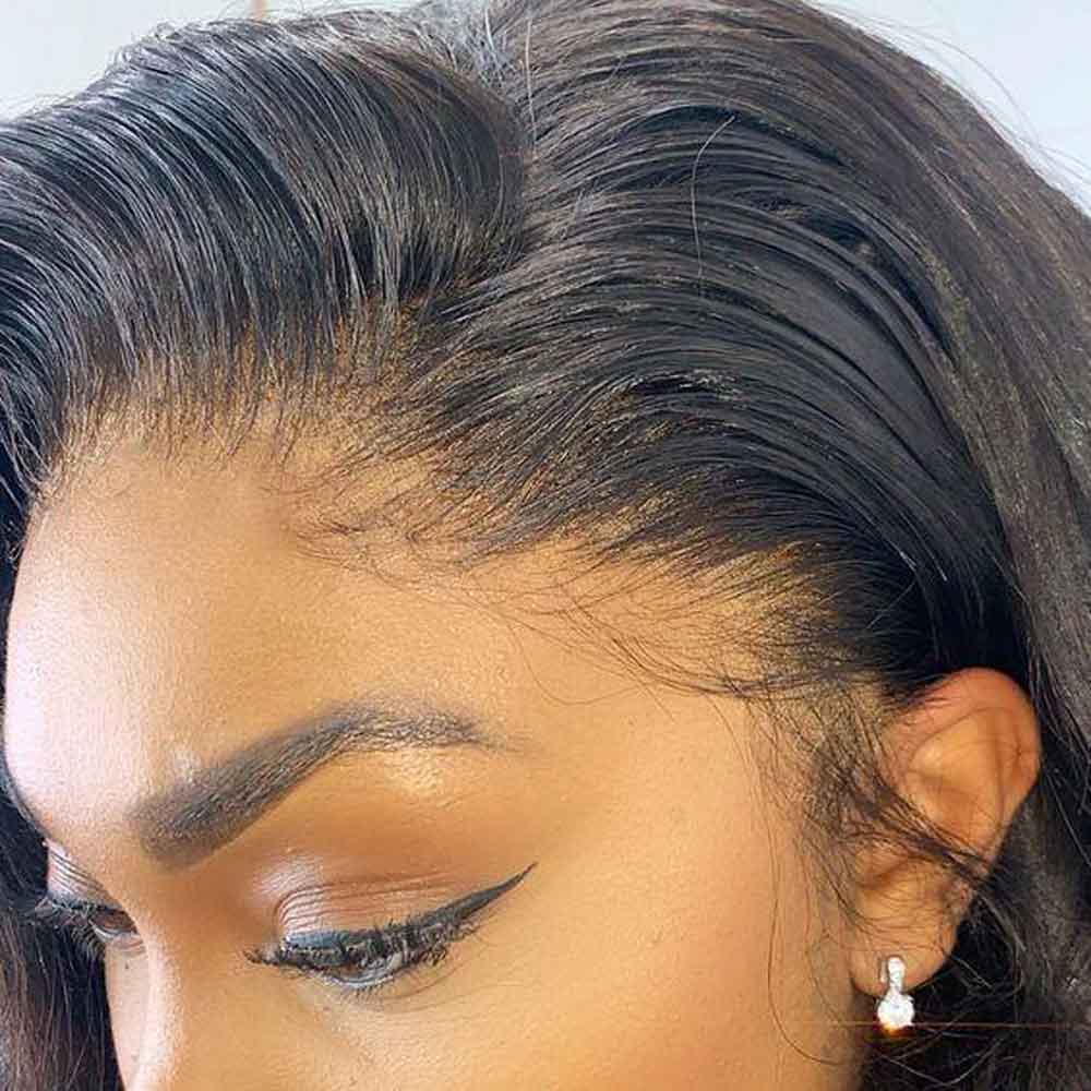 【Rachel】TK27: Beaudiva 13X4 Bone Straight Lace Front Human Hair Wigs Pre Plucked Baby Hair