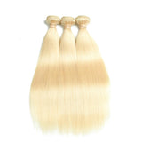 Beaudiva 3 Pcs/pack Straight 613 Blonde Bundles Virgin Brazilian Hair