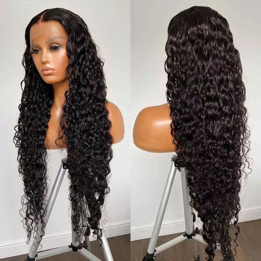Beaudiva Water Wave 13x4 Lace Frontal Wig Transparent Lace Wigs Invisible Lace Wigs With Baby Hair