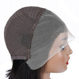 【Jennifer】TK10 : For Hot Days 13X4 Lace Front Short Straight Bob Wig Pre Plucked Natural Baby Hair Human Hair Wigs