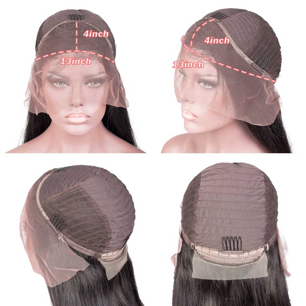 Beaudiva Water Wave 13x4 Lace Frontal Wig Transparent Lace Wigs Invisible Lace Wigs With Baby Hair