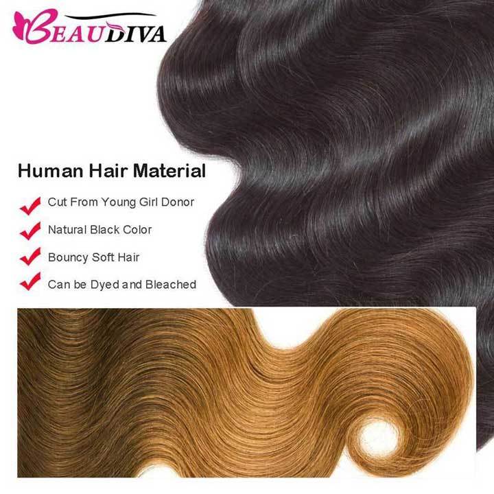 Beaudiva Body Wave 3 Bundles Deal Virgin Human Hair