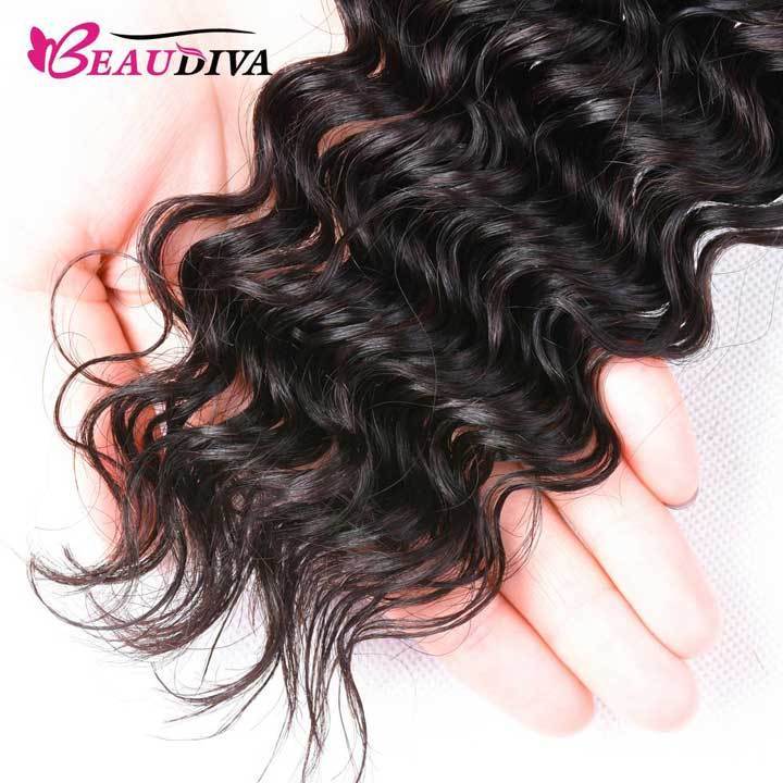 Beaudiva Deep Wave Human Hair 4 Bundles Deal Brazilian Human Hair Weaves