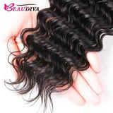 Beaudiva Deep Wave Human Hair 4 Bundles Deal Brazilian Human Hair Weaves