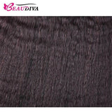 Beaudiva Kinky Straight Weaves 4 Bundles Deal Brazilian Human Virgin Hair