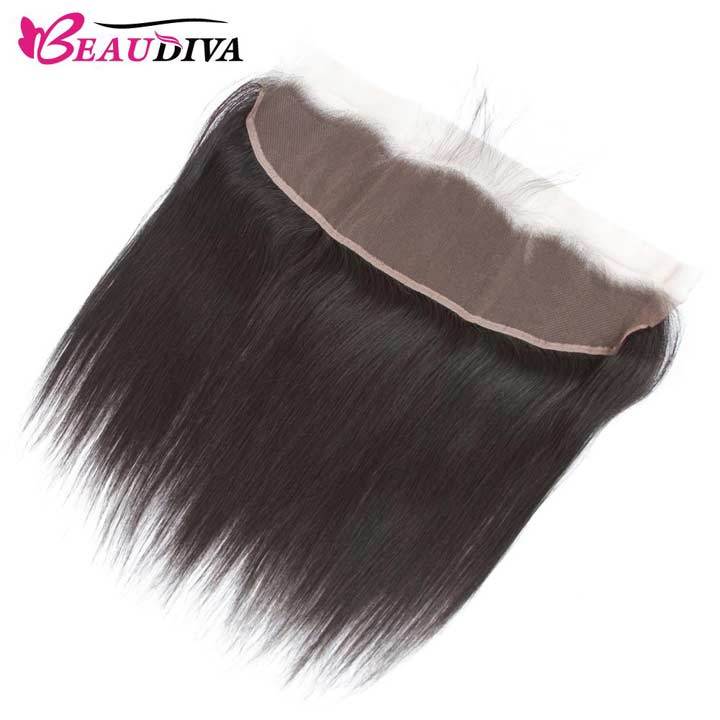 Beaudiva Straight Hair 3 Bundles with Frontal Human Hair