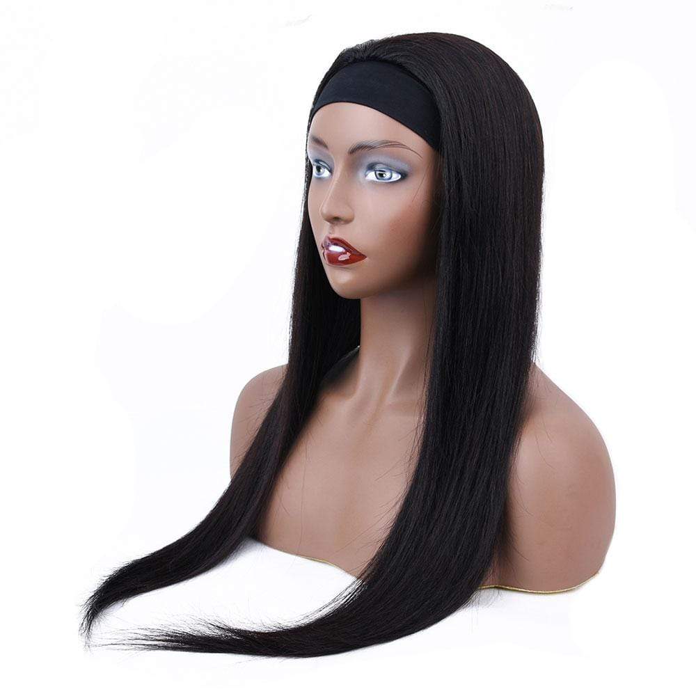 Beaudiva Silky Straight Headband Wig Human Hair Wigs For Women