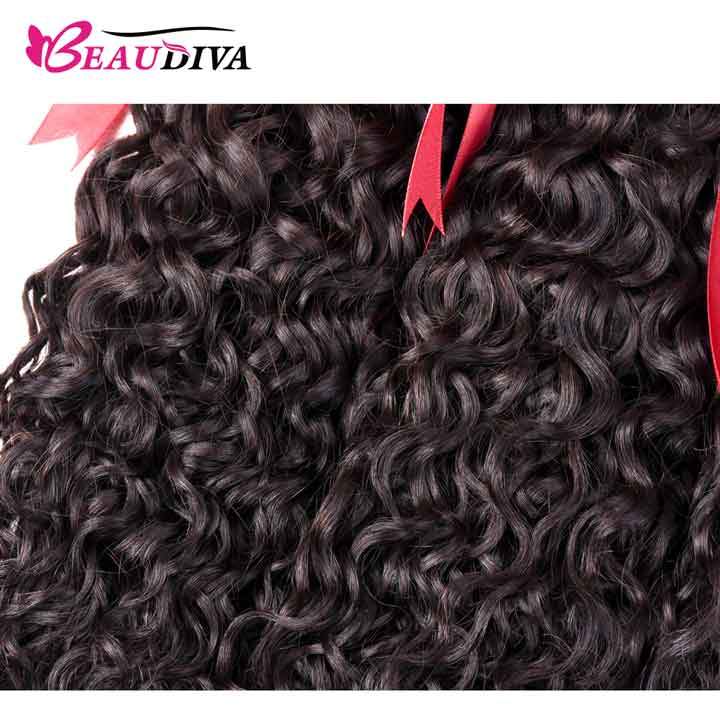 Beaudiva Jerry Curly 3 Bundles Deal Virgin Human Hair Weaves For Women