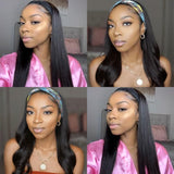 Beaudiva Silky Straight Headband Wig Human Hair Wigs For Women