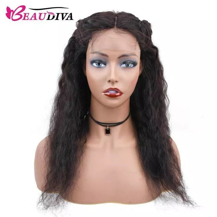 Beaudiva Loose Deep Wave Wigs 4x4 Lace Closure Wig 100% Human Hair Wigs