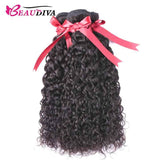 Beaudiva Jerry Curly 3 Bundles Deal Virgin Human Hair Weaves For Women