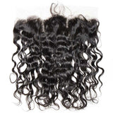 Beaudiva Easy to Install Water Wave Human Hair Weaves 3 Bundles With Ear to Ear Lace Frontal