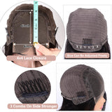 Beaudiva 4x4 Lace Closure Wig Straight Human Hair Wigs PrePlucked Baby Hair