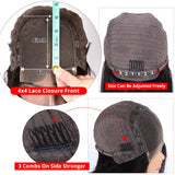 Beaudiva Water Wave 4x4 Lace Closure Wigs Human Hair Wig Pre Plucked With Baby Hair