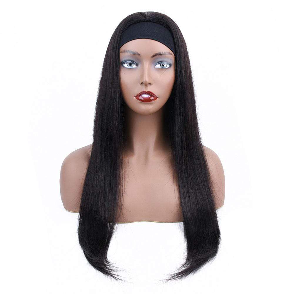 Beaudiva Silky Straight Headband Wig Human Hair Wigs For Women