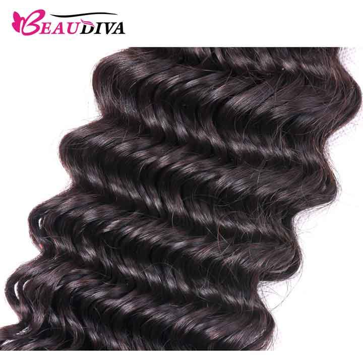 Beaudiva Deep Wave Bundles 3 Bundles Deal Human Hair Brazilian Hair