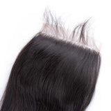 Beaudiva Straight Human Hair 3 Bundles With 5X5 Lace Closure