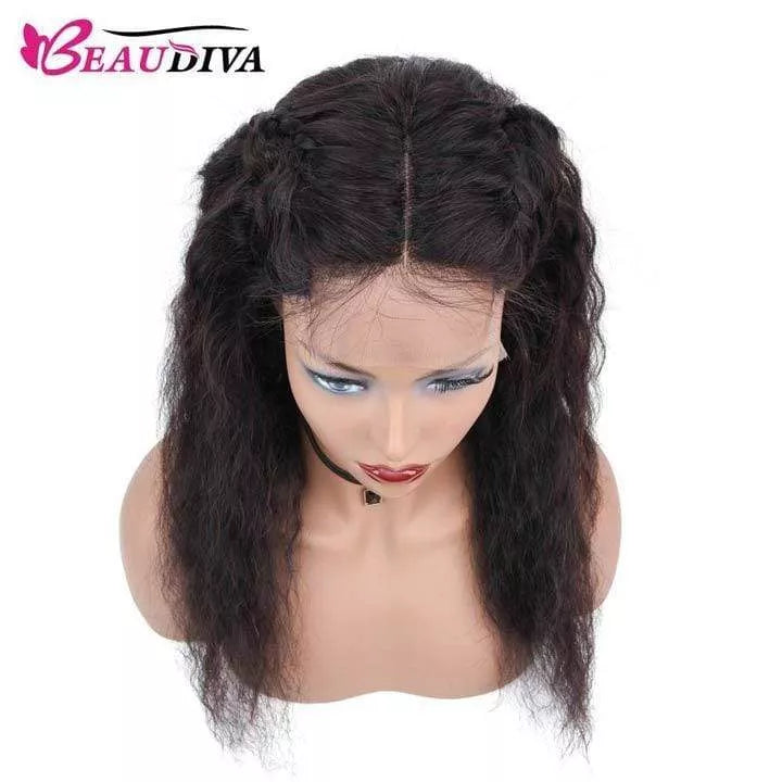 Beaudiva Loose Wave Closure Wig 100% Virgin Human Hair 5x5 Lace Closure Wigs Full Density