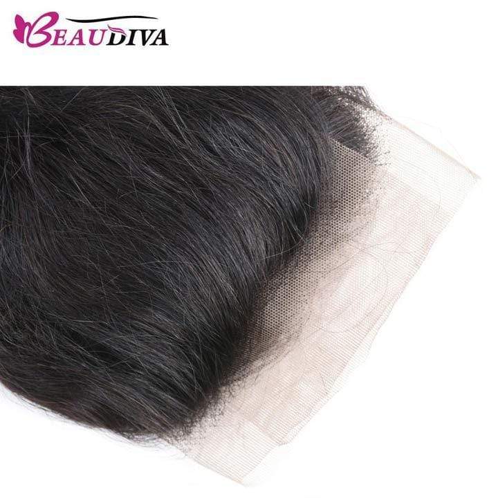 Beaudiva Loose Wave 10A Human Hair Bundles 3 Bundles with Closure Brazilian Human Hair Weaves