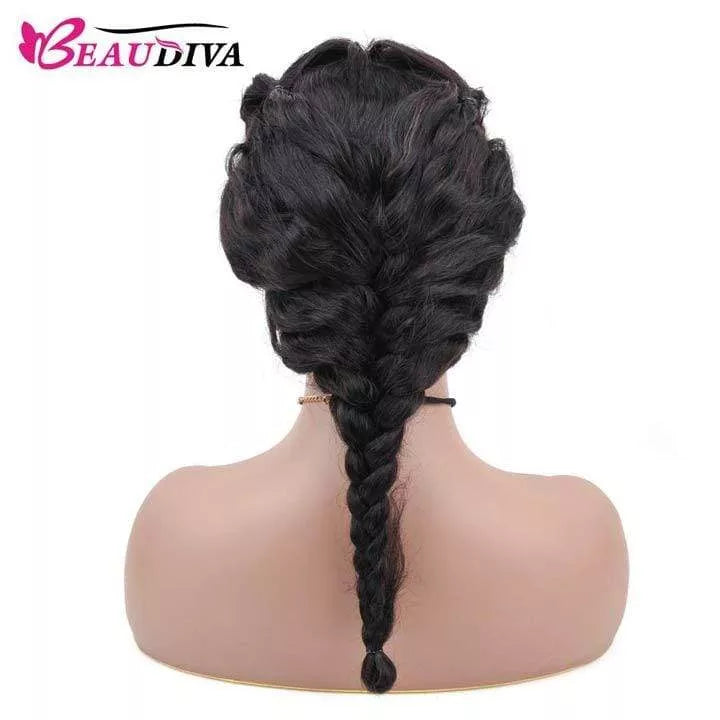 Beaudiva Loose Deep Wave Wigs 4x4 Lace Closure Wig 100% Human Hair Wigs