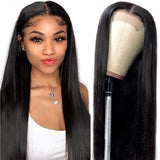 Beaudiva Straight Lace Closure Human Hair Wigs High Density Straight Wigs 4X4 Lace Wigs