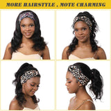 Beaudiva Body Wave Headband Wig Human Hair Wig Glueless Wig Full Density