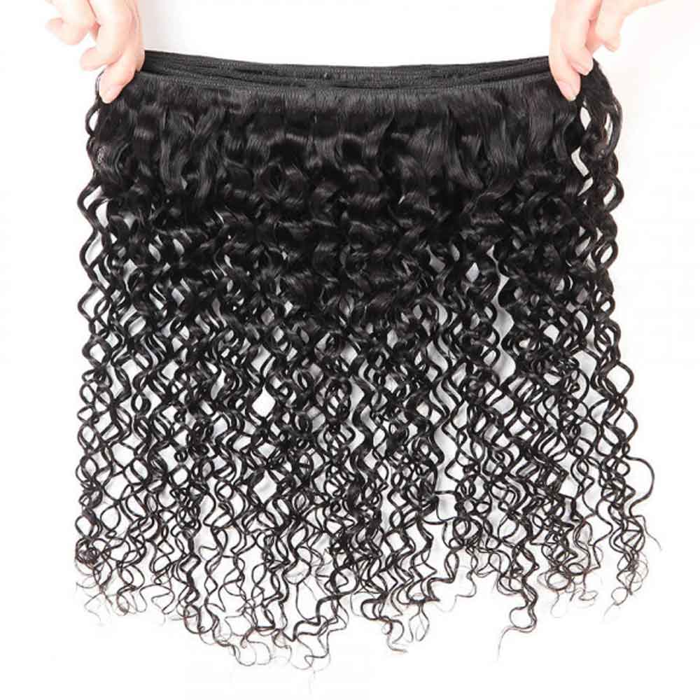 Beaudiva Hair Jerry Curly 4 Bundles Brazlian Virgin Unprocessed Hair