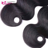 Beaudiva 10A Body Wave Bundles 3 Bundles With 4x4 Lace Closure Human Hair Weaves Lace Closure With Human Hair Bundles