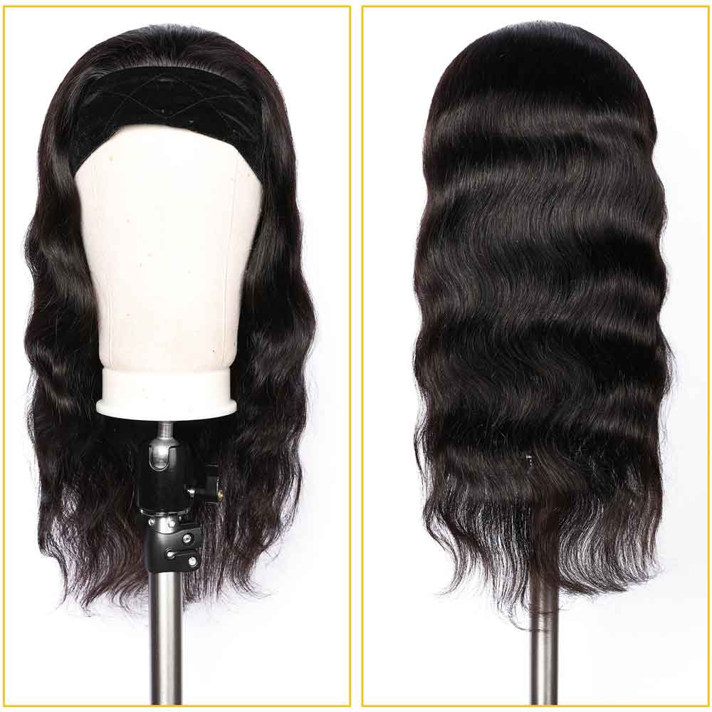 Beaudiva Body Wave Headband Wig Human Hair Wig Glueless Wig Full Density