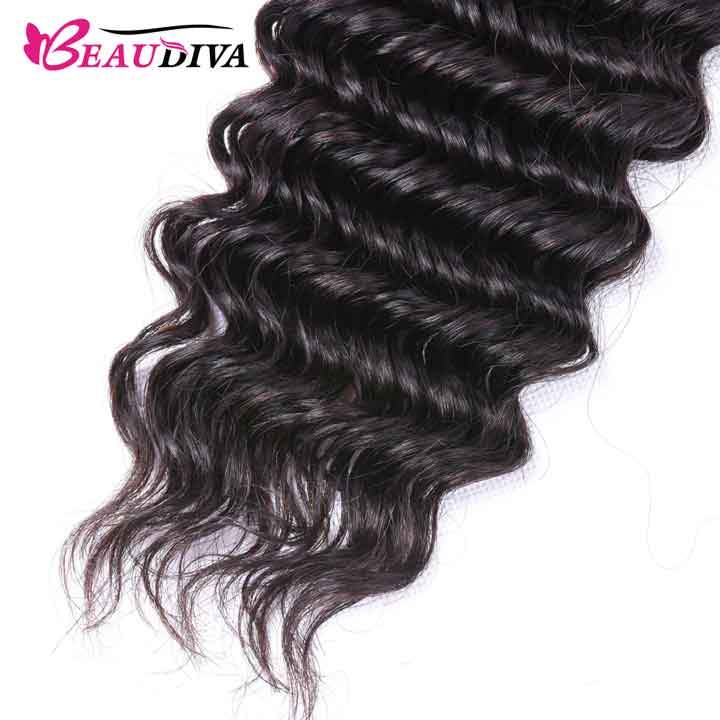 Beaudiva Deep Wave Bundles 3 Bundles Deal Human Hair Brazilian Hair