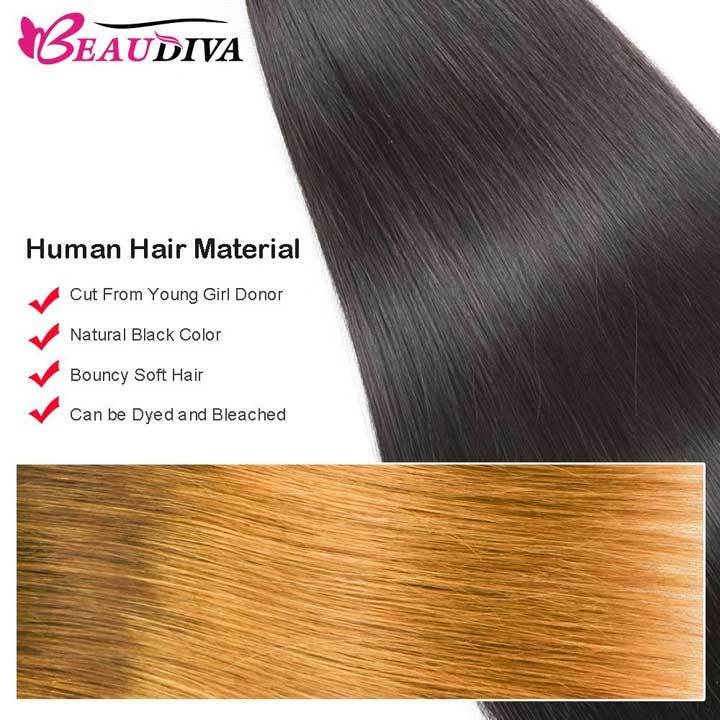 Beaudiva Silky Straight 4 Bundles Deal 100% Virgin Human Hair