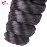 Beaudiva Brazilian Virgin Human Hair Loose Wave 3 Bundles Deal