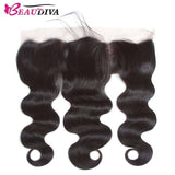 Beaudiva Body Wave 3 Bundles with Lace Frontal 100% Real Human Hair