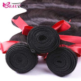 Beaudiva 10A Body Wave Bundles 3 Bundles With 4x4 Lace Closure Human Hair Weaves Lace Closure With Human Hair Bundles