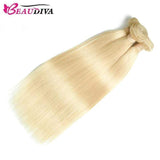 Beaudiva 3 Pcs/pack Straight 613 Blonde Bundles Virgin Brazilian Hair