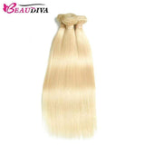 Beaudiva 3 Pcs/pack Straight 613 Blonde Bundles Virgin Brazilian Hair
