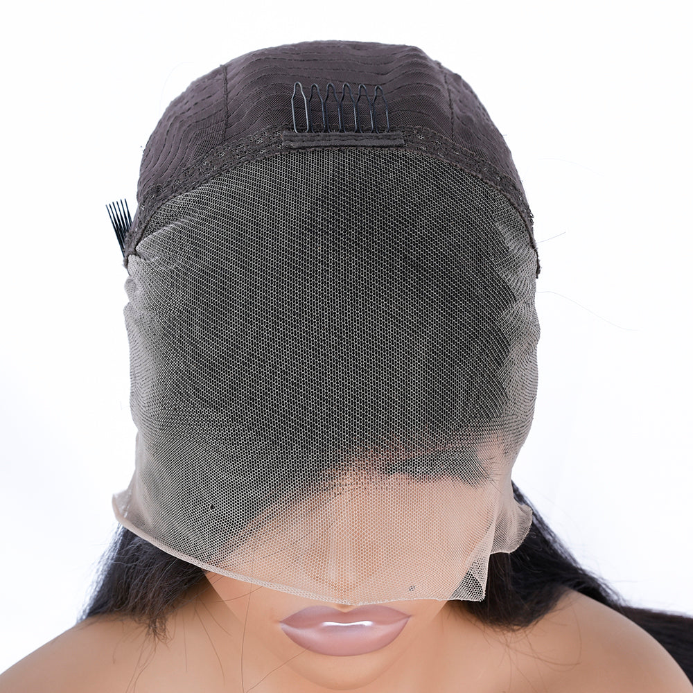 【Gigi】TK04 : BEAUDIVA Bone Straight 360 Lace Frontal Wig 360 Full Lace Front Human Hair Wigs