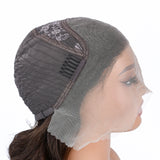 【Emma】TK23 : BEAUDIVA Chestnut Brown 4# Color Body Wave 13X4 Lace Frontal Wig Human Hair Wig