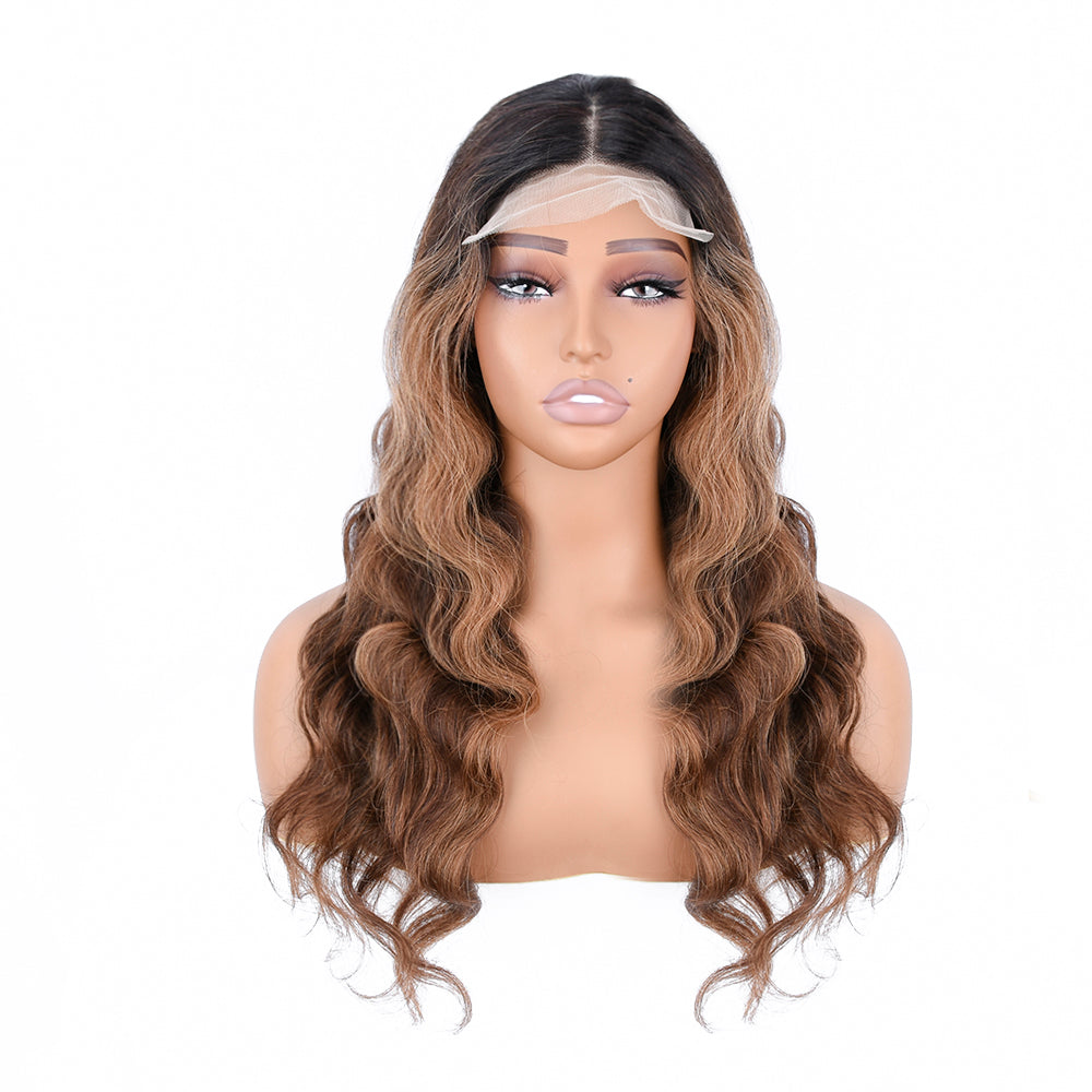 【Daisy】TK11 : Beaudiva Highlight Body Wave 5X5 Lace Closure Wig
