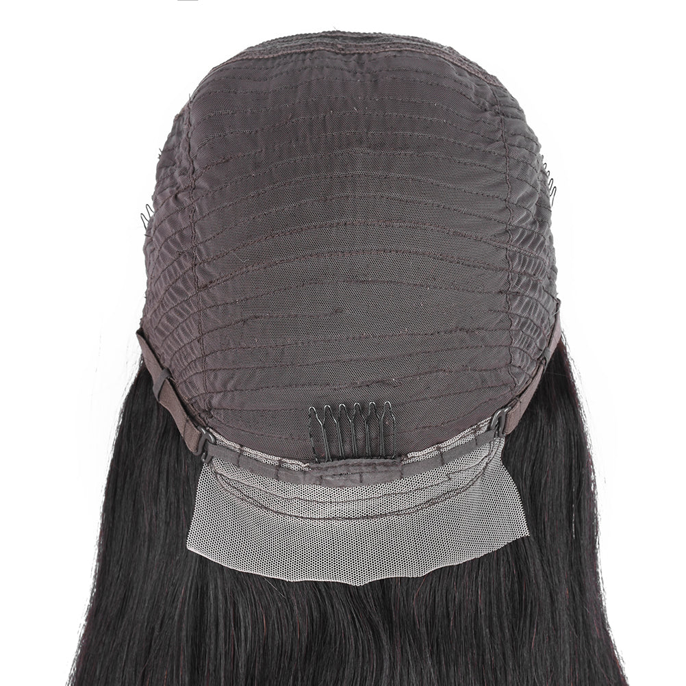 【Kardy】TK01 : Glueless 5X5 Lace Closure Hair Wigs Brazilian Transparent Lace Closure Wig Bone Straight Lace Front Hair Wigs For Black Women