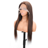 【Monae】TK09 : Beaudiva #4 Chestnut Brown 13X4 Lace Frontal Wig Bone Straight Human Hair