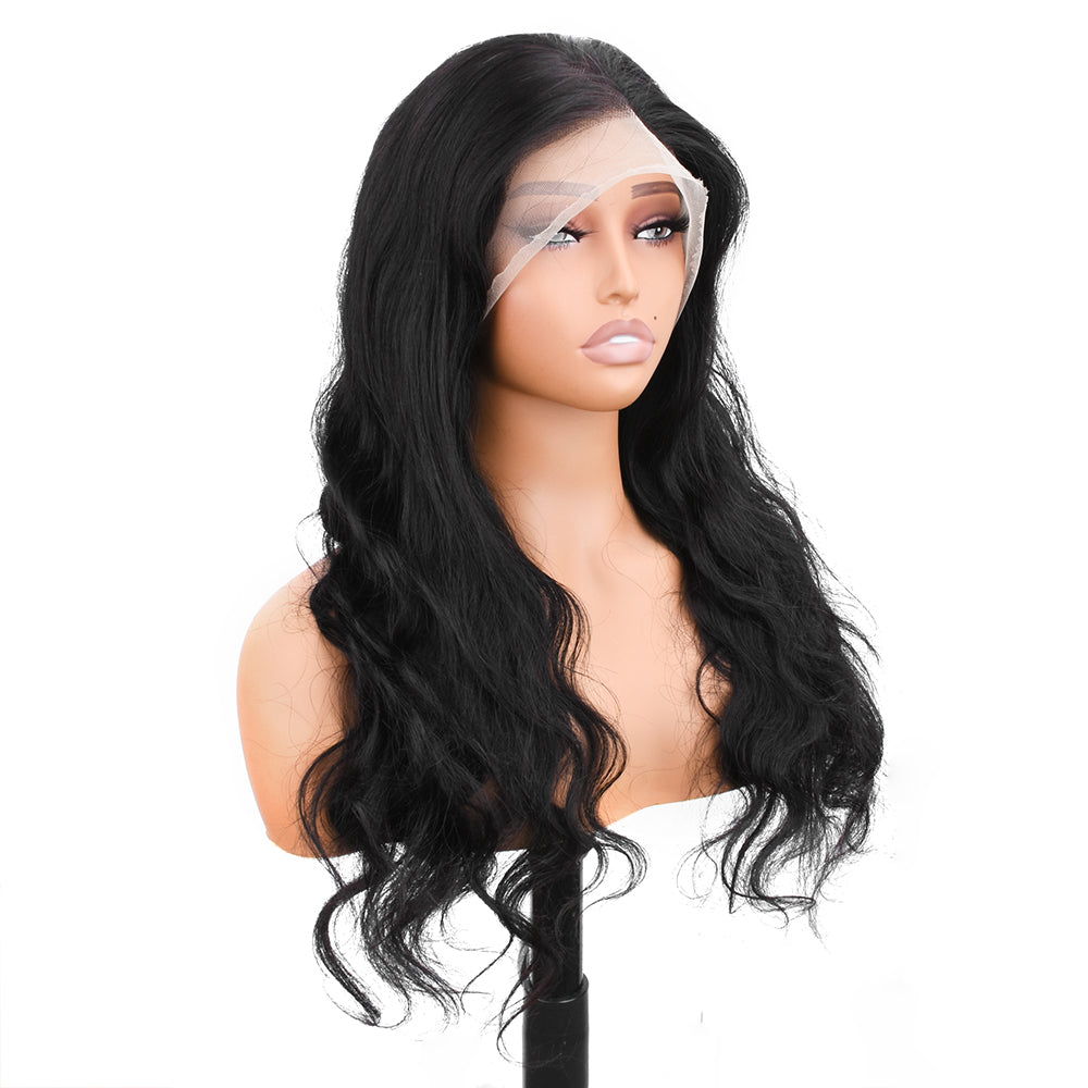 【Claire】TK19 : Beaudiva Body Wave Lace Front Human Hair Wigs 13x4 Frontal Wig Transparent Wigs with Pre Plucked Baby Hair