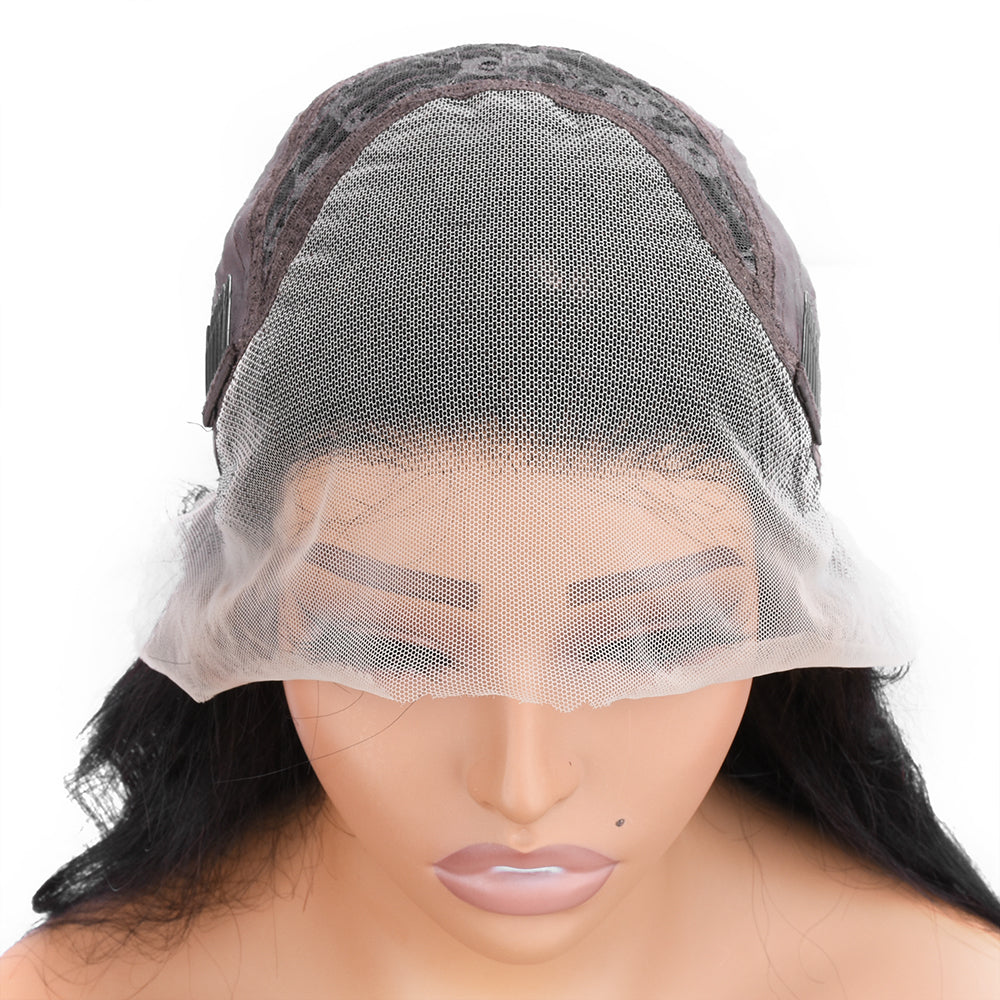 【Rachel】TK27: Beaudiva 13X4 Bone Straight Lace Front Human Hair Wigs Pre Plucked Baby Hair