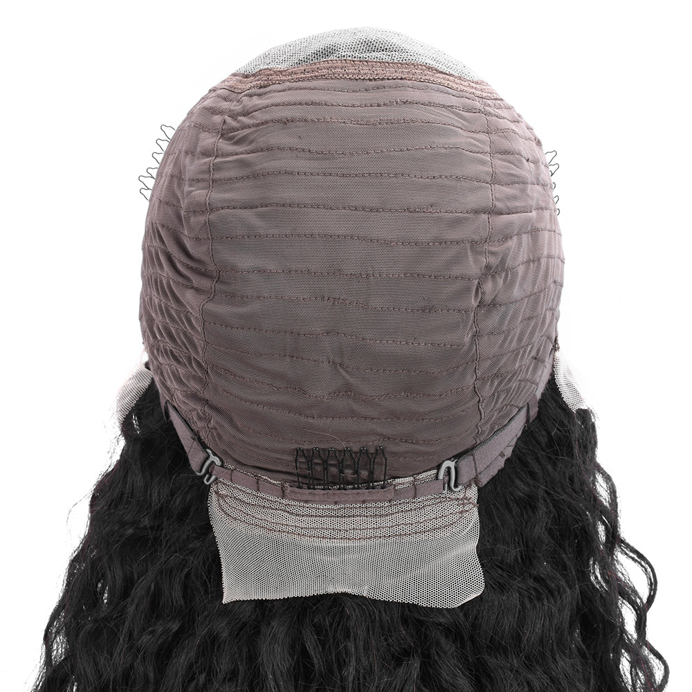 【Nicky】TK05 : BEAUDIVA Water Wave 13X6 Lace Frontal Human Hair Wigs Curly Lace Frontal Wig With Baby Hair
