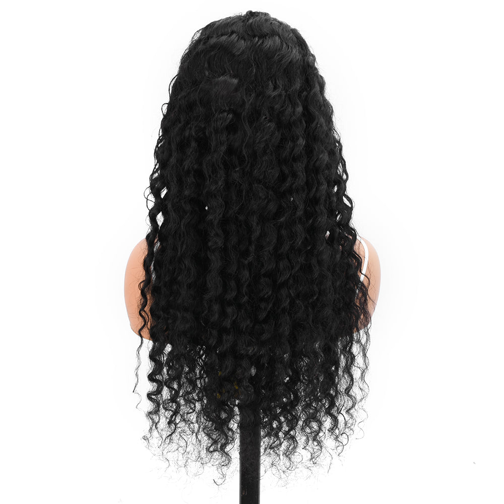 【Avery】TK40 : BEAUDIVA Deep Wave 13X4 Lace Frontal Wig Human Hair Wigs