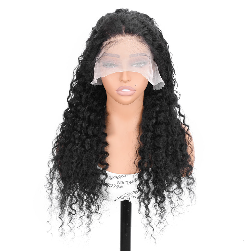 【Avery】TK40 : BEAUDIVA Deep Wave 13X4 Lace Frontal Wig Human Hair Wigs