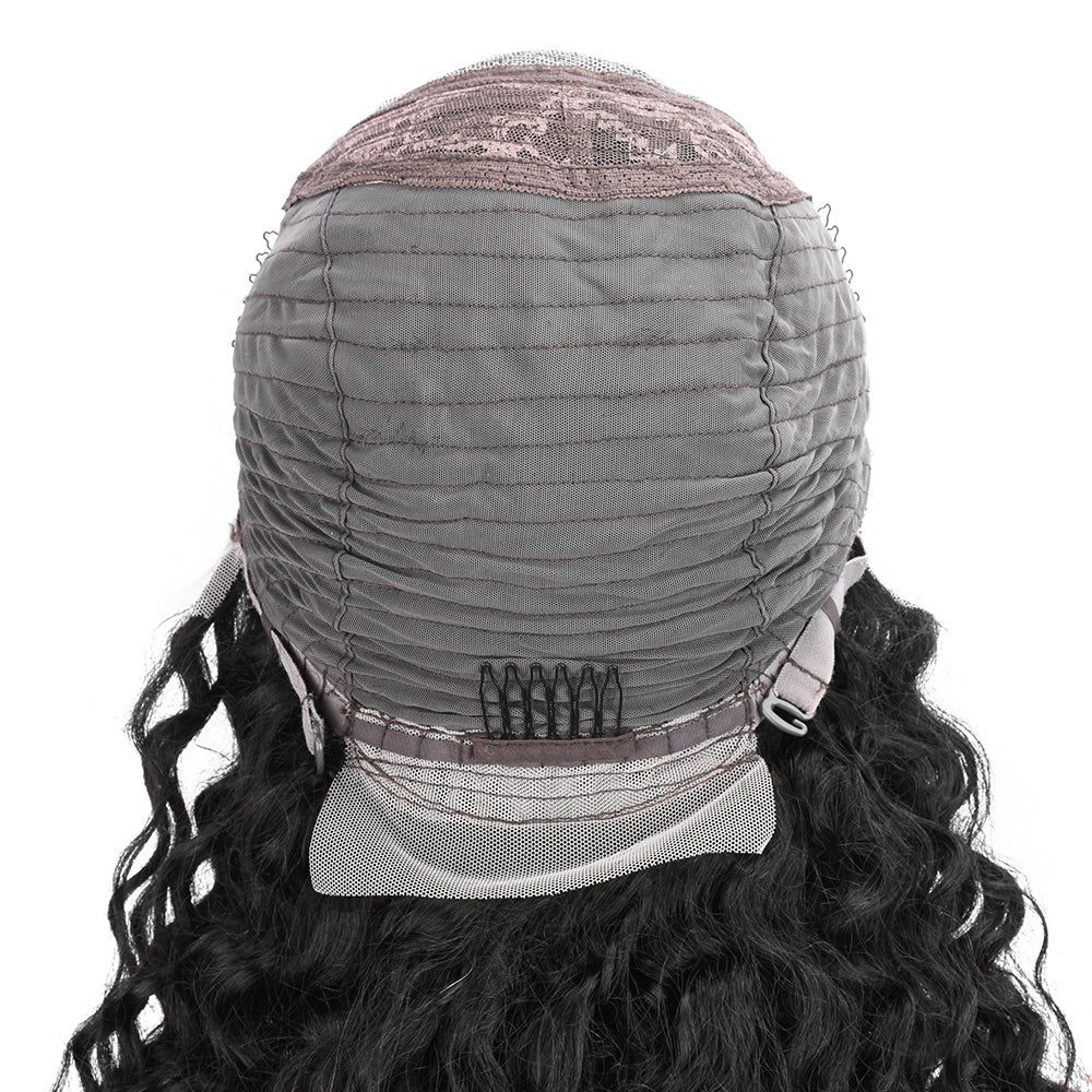 【Avery】TK40 : BEAUDIVA Deep Wave 13X4 Lace Frontal Wig Human Hair Wigs